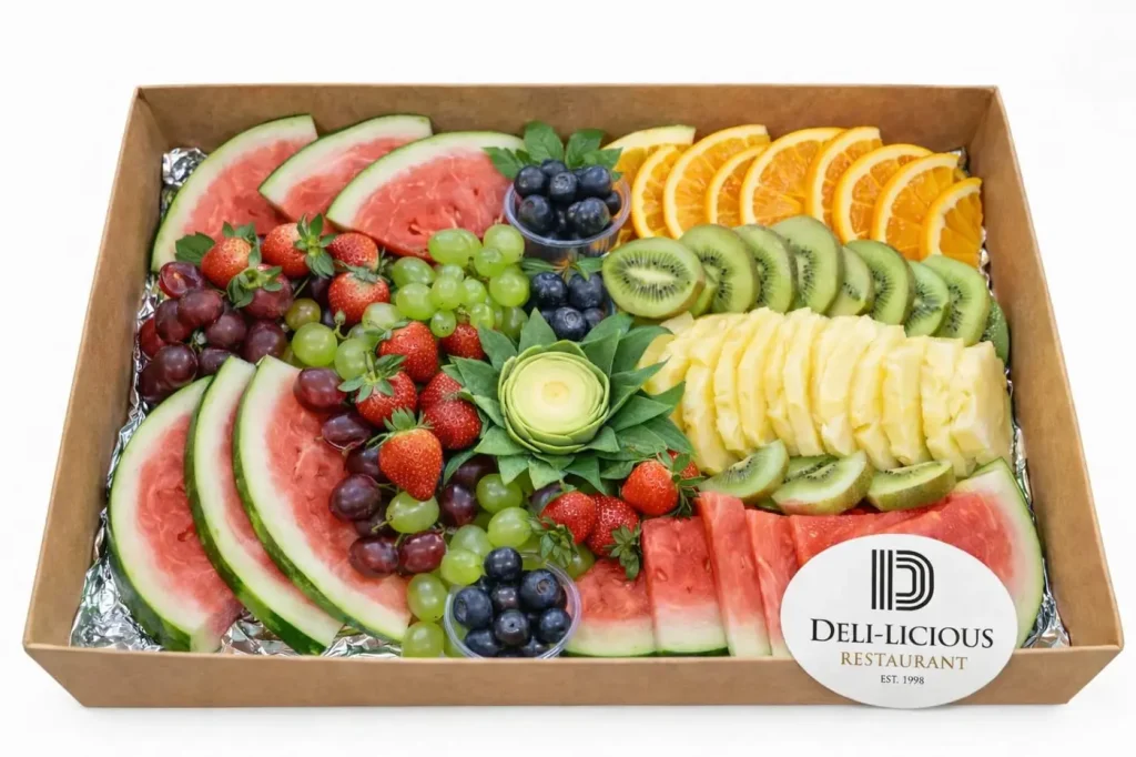 Fresh fruit platter from Deli-Licious