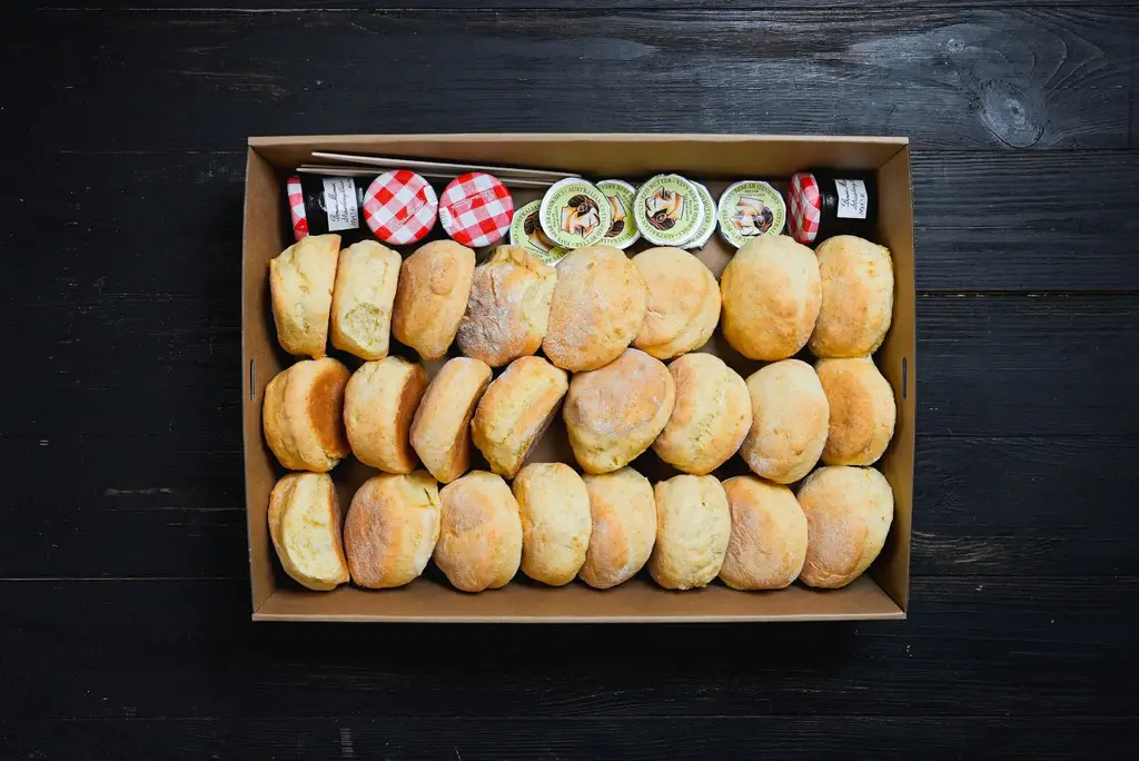 Fresh breakfast pastries